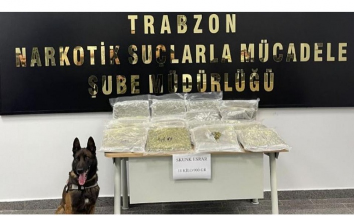 Trabzon polisinden uyuşturucu operasyonu