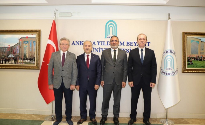Ankara Yıldırım Beyazıt Üniversitesi'nin Yeni Rektörü’ne Karadeniz Teknik Üniversitesi'nden Tebrik Ziyareti