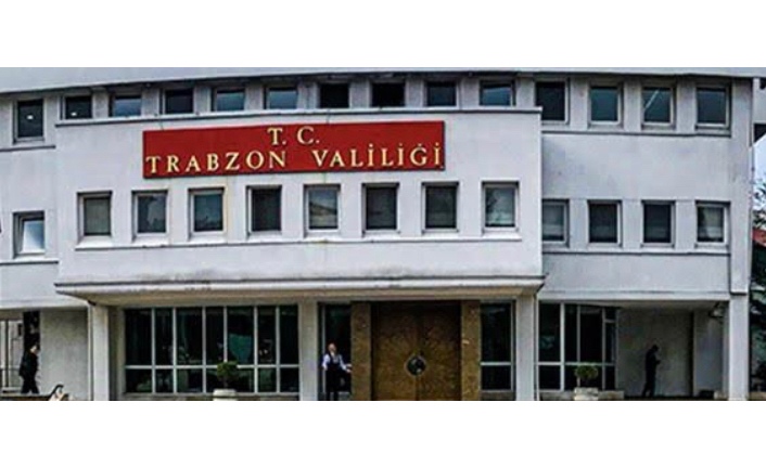 Trabzon Valiliğinden açıklama