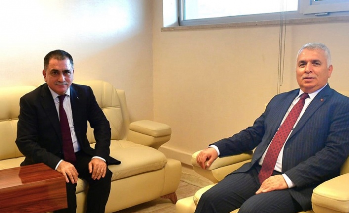 Vali Aziz Yıldırım Cumhuriyet Başsavcısı Yalçın'a İade-i Ziyarette Bulundu