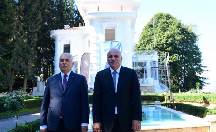Vali Aziz Yıldırım Ve Büyükşehir Belediye Başkanı Murat Zorluoğlu Tarihî Atatürk Köşkü’nde İncelemelerde Bulundu