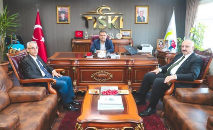 Başkan Çebi genel müdür Teketaşı ziyaret etti.