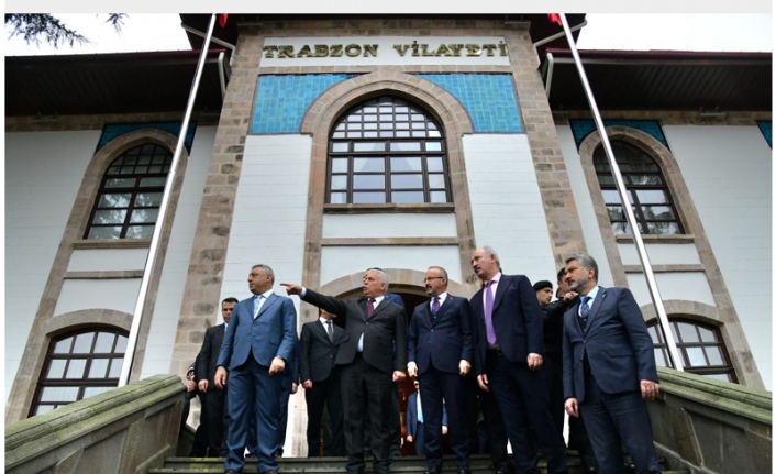 İçişleri Bakan Yardımcısı Bülent Turan Trabzon Valiliğini Ziyaret Etti