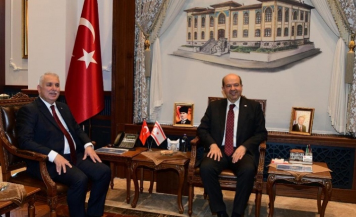 Kuzey Kıbrıs Türk Cumhuriyeti Cumhurbaşkanı Ersin Tatar, Valiliğimizi Ziyaret Etti