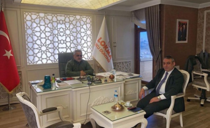 Başkan Çebi genel başkan Aktürkü ziyaret etti.