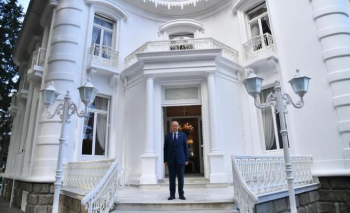 Cumhurbaşkanı Tatar Atatürk köşkünü ziyaret etti.