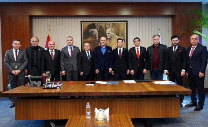 Trabzon CHP il örgütü Başkan Çalık’ı ziyaret etti