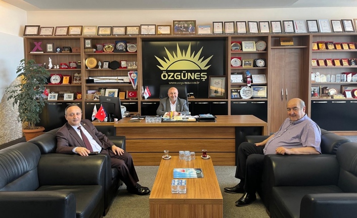Başkan emiroğlu Özgüneş AŞ’yi ziyaret etti.