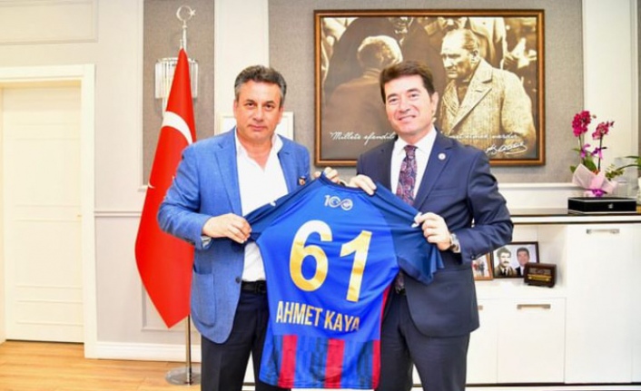 Başkan Hekimoğlu başkan Kaya’yı ziyaret etti.