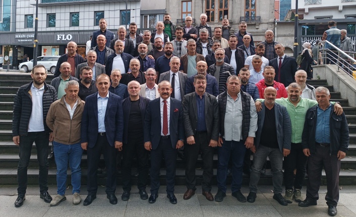 Trabzon'da şoför esnafından Başkan Ahmet Metin Genç'e destek!