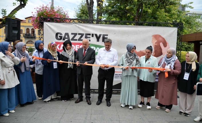 TRABZON “HAYIR ÇARŞISI” İLE FİLİSTİN’E DESTEK OLUYOR