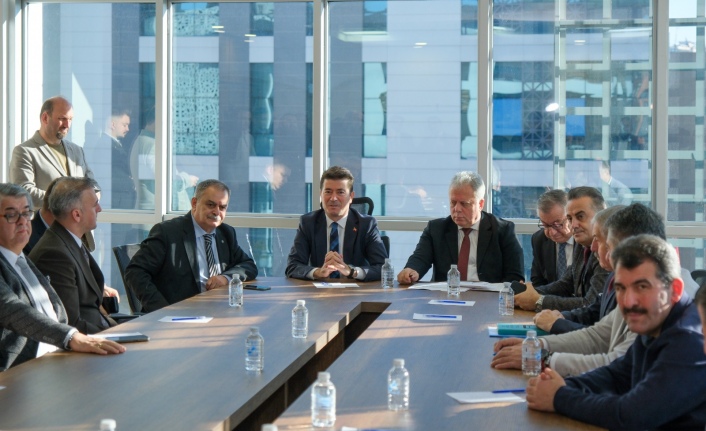 Başkan Kaya, sendika temsilcileri ve işçilerle bir araya geldi