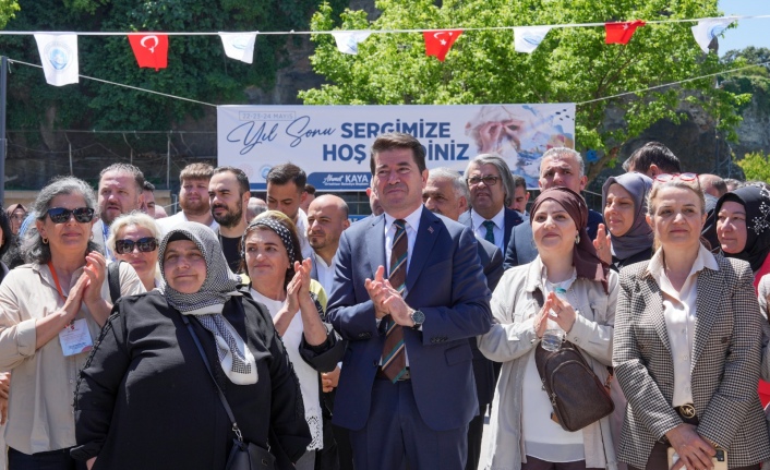 Ortahisar'da el emeği göz nuru eserler görücüye çıktı