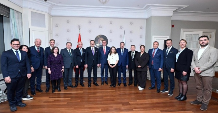 Türk - Alman Ticaret ve Sanayi Odası yönetimi Ankara'da temaslarda bulundu