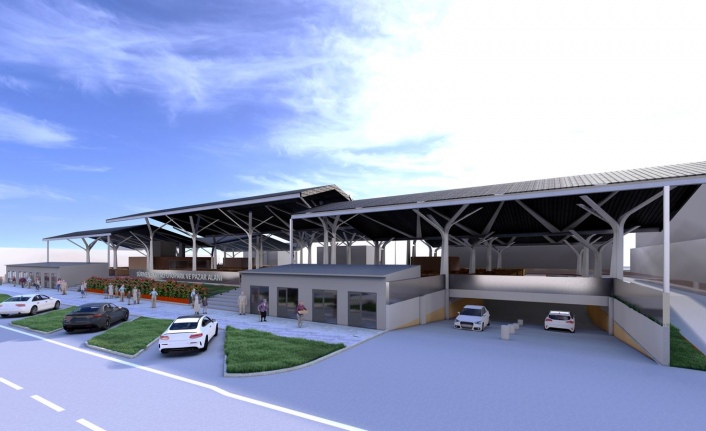 SÜRMENE’YE MODERN PAZAR YERİ VE KAPALI OTOPARK GELİYOR