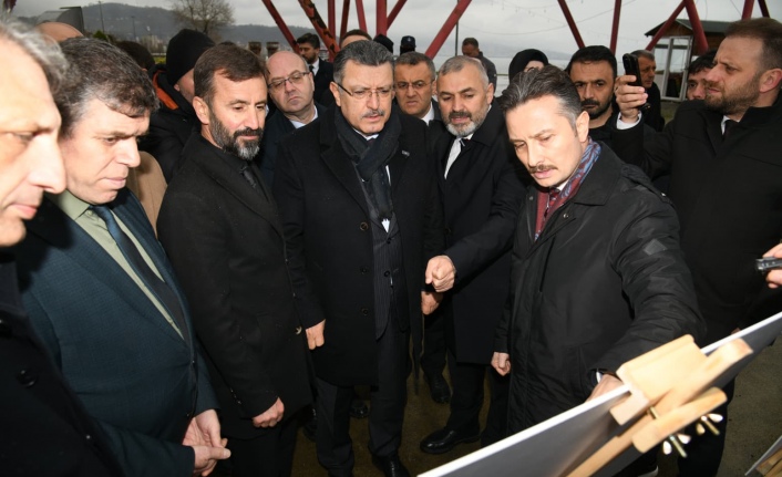 BAŞKAN GENÇ'TEN ARSİN’E HEM HİZMET HEM GÖNÜL ZİYARETİ