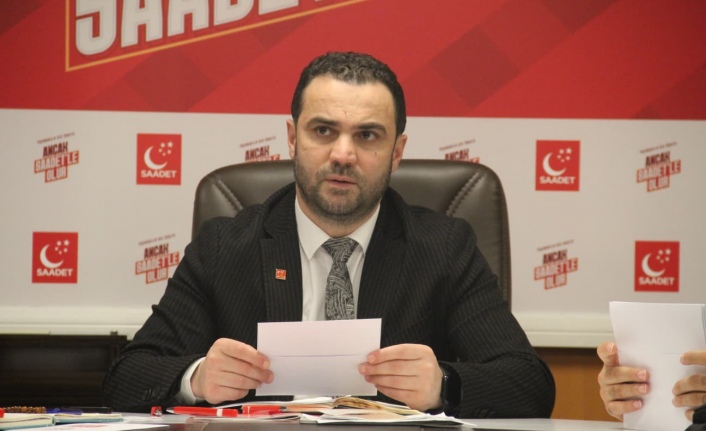 SAADET PARTİSİ TRABZON İL BAŞKANI MURATOĞLU: "CEZALAR KATLANDI, FATURA VATANDAŞA ÇIKTI"