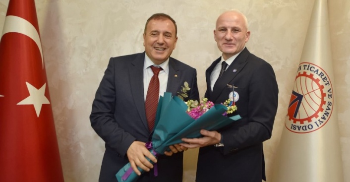 Trabzon Serbest Muhasebeci ve Mali Müşavirler Odası 'ndan TTSO'ya ziyaret