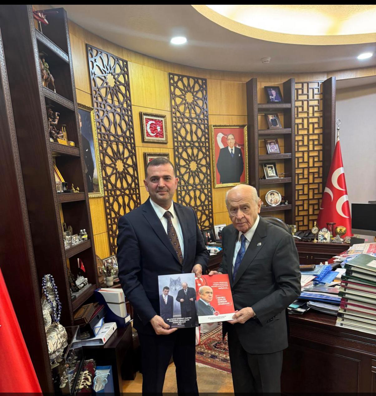 İl Başkanı Sivrikaya, Genel Başkan Devlet Bahçeli'yi ziyaret etti