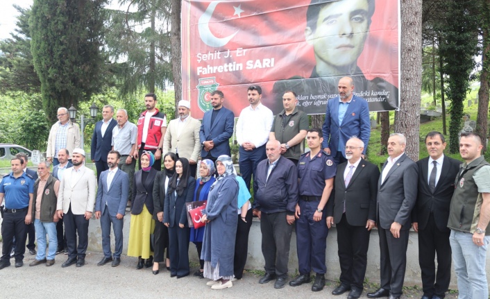 ARSİN IŞIKLI VE MAÇKA GÜRGEN AĞAÇ'TA ŞEHİTLERİMİZİ ANDIK