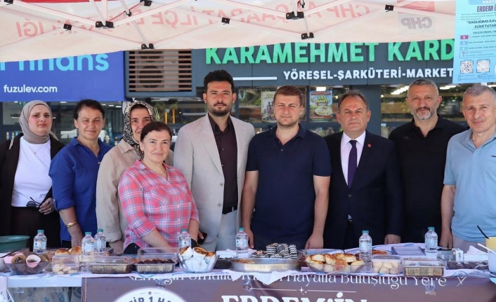 CHP’liler SMA Hastası Erdem Bebeğe Destek İçin Stant Açtılar