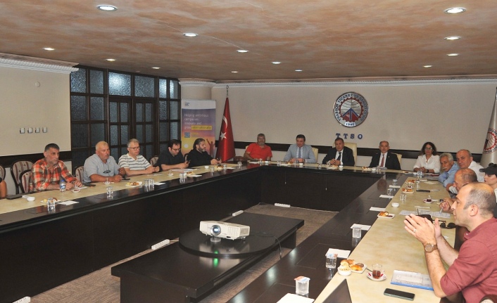 Kaynakçı ve ön muhasebe elemanı kursları için değerlendirme toplantısı yapıldı