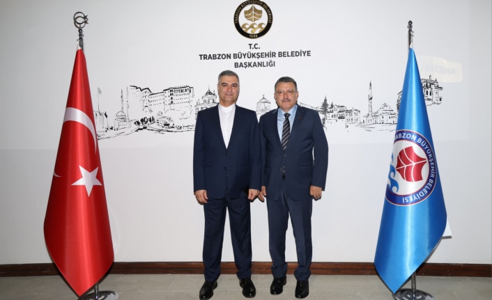 Başkan Genç, İran'ın yeni Trabzon Başkonsolosu Khosravi’yi ağırladı