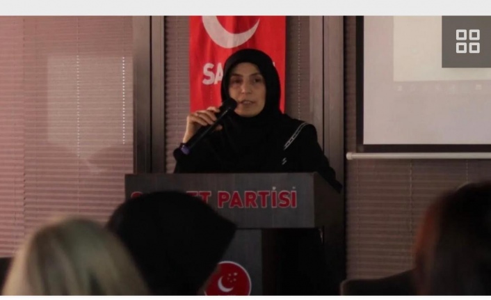 SAADET PARTİSİ TRABZON KADIN KOLLARI BAŞKANI SEBANUR ÇELİK: "AHLAK VE DENETİMİN OLMADIĞI YERDE SOFRALARIMIZ GÜVENDE DEĞİL"