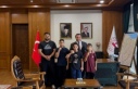 Kaymakam ocak’ı boksörler ziyaret ettiler