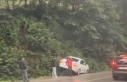 Düzköy’de trafik kazası 1. yaralı.