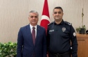 Başkan bıyık ilçe emniyet müdürü Bekir Özdensi...