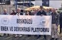 Beşikdüzü emek ve demokrasi platformu yürüdü.