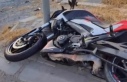 Maçka’da motosiklet kazası.