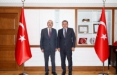Başkan Çelenk başkan Genç’i ziyaret etti