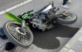 Ortahisar‘da motosiklet kazası.