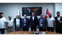 Beşikdüzüspor Yeni Yönetim kurulu ASK’ yi ziyaret etti