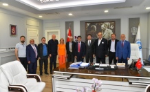 Başkan Emiroğlu Başkan Kaya’yı ziyaret etti