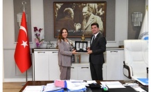 Fatma başkan Ahmet başkanı ziyaret etti.