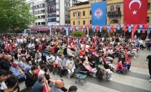 TRABZON, MİLLİ TAKIM İÇİN TEK YÜREK OLDU