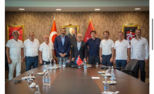 Trabzonspor yönetimi TÜFAD heyetini ağırladı