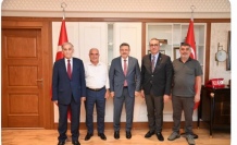Başkan azizoğlu Başkan Genç’i ziyaret etti