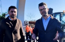 CHP’li Çankaya ve dilber Araklı çöp tesisinde.