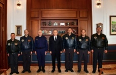 Bahattin Paşa ve beraberindekiler Vali Şahin’i ziyaret ettiler