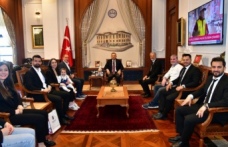Başkan Prof.Dr.çelik Vali Şahin’i ziyaret etti