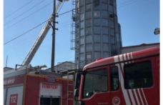 Arsin OSB’de korkutan yangın.