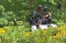 Düzköy’de trafik kazası iki yaralı.