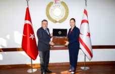 BAŞKAN GENÇ'TEN KKTC BAŞKONSOLOSU DEMİREL'E ZİYARET