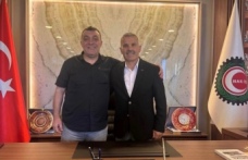 Av.Çavuşoğlu Başkan Erbaşaran’ı ziyaret etti.