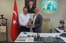 Bölge müdürü Demirci Başkan Bayraktar’ı ziyaret etti