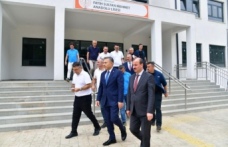 Vali Şahin milli eğitim yatırımlarını denetledi